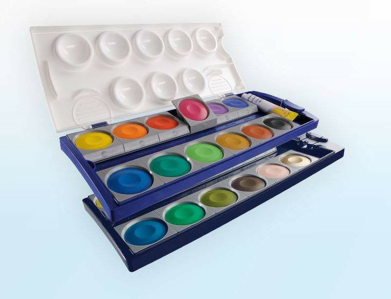 تلوين حجر 24 لون جامعي + مزاجة