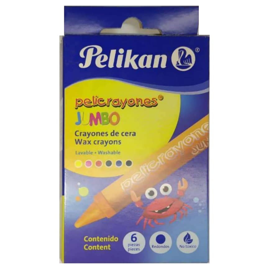 تلوين شمع 6 لون جامبو